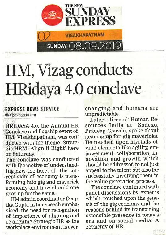 HRidaya 4.0 Conclave - 08.09.2019