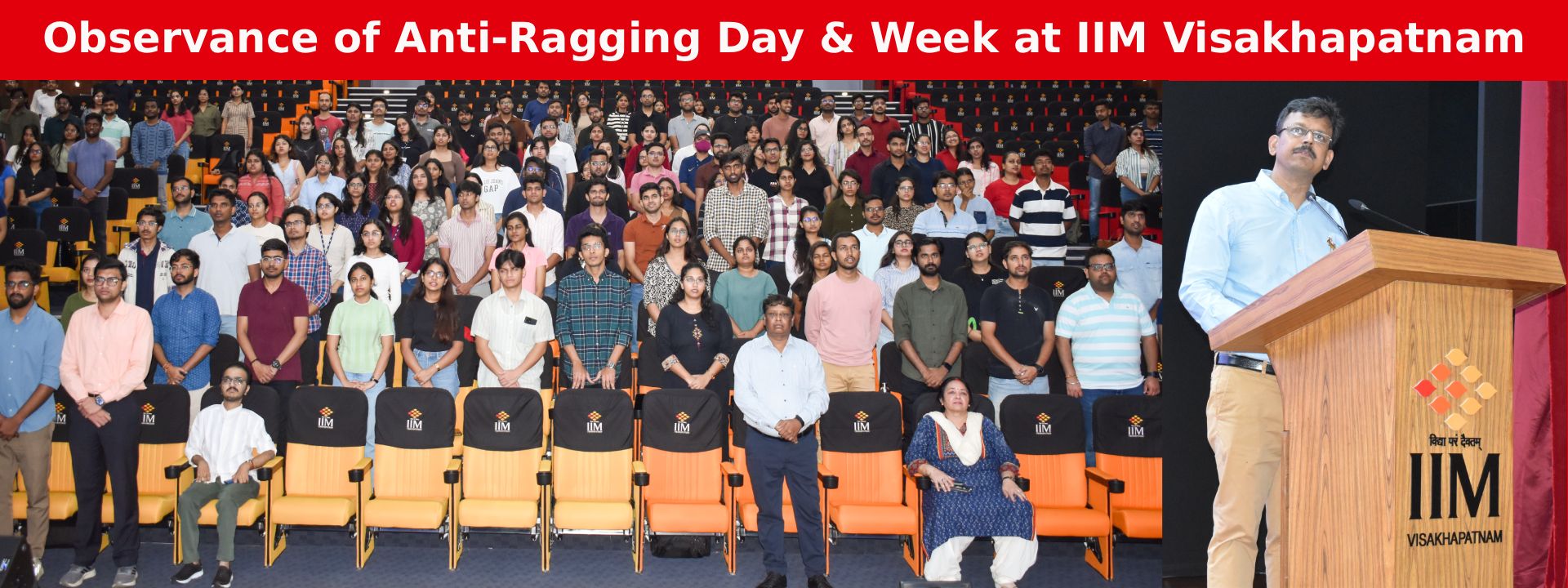 Observance of Anti-Ragging Day & Week at IIM Visakhapatnam