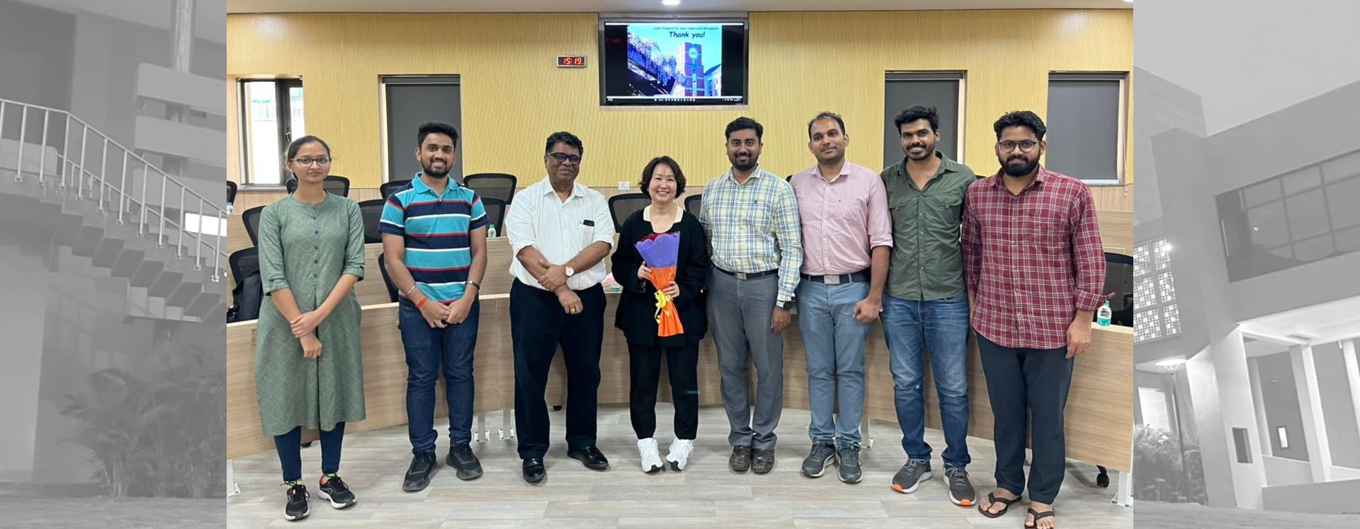 Dr. Rebecca Chunghee Kim, Professor Ritsumeikan Asia Pacific University, Beppu, Japan & Dr. Avvari V. Mohan, Professor,  Monash University (Malaysia Campus) Visited IIM Visakhapatnam on 27 02 2023