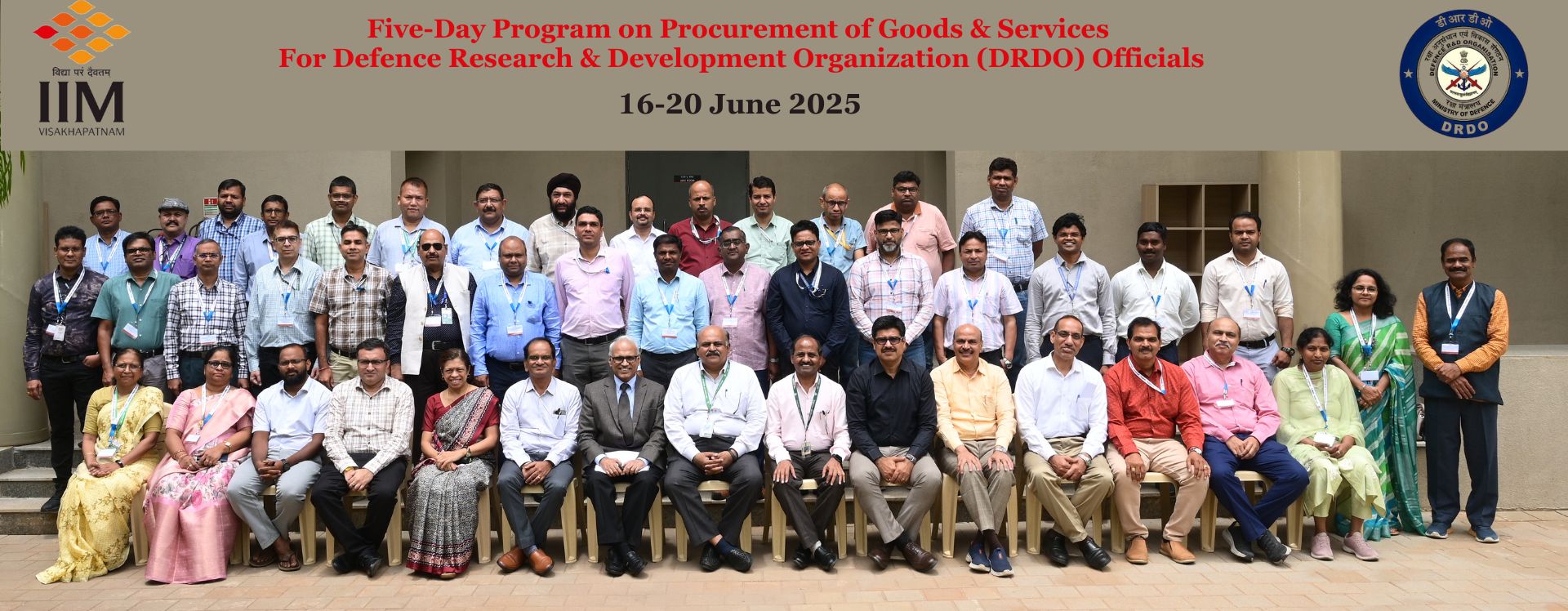 Five-Day Program on Procurement Of Goods & Services for Defence Research & Development Organization (DRDO) Officials