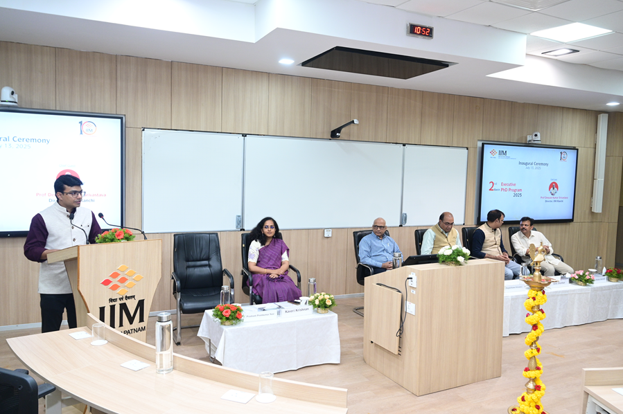 IIM Visakhapatnam Welcomes Second Batch of Executive PhD Scholars - 13.07.2025