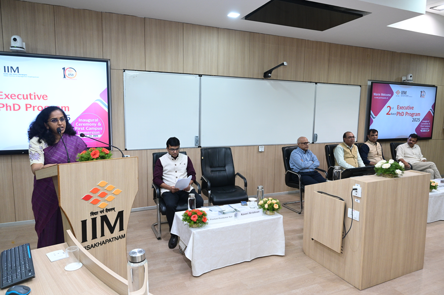 IIM Visakhapatnam Welcomes Second Batch of Executive PhD Scholars - 13.07.2025