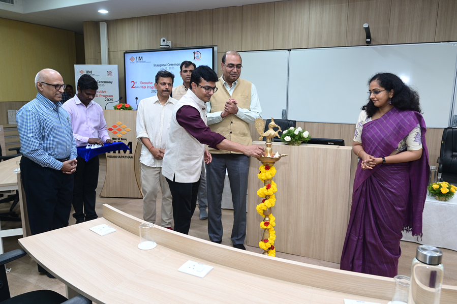 IIM Visakhapatnam Welcomes Second Batch of Executive PhD Scholars - 13.07.2025