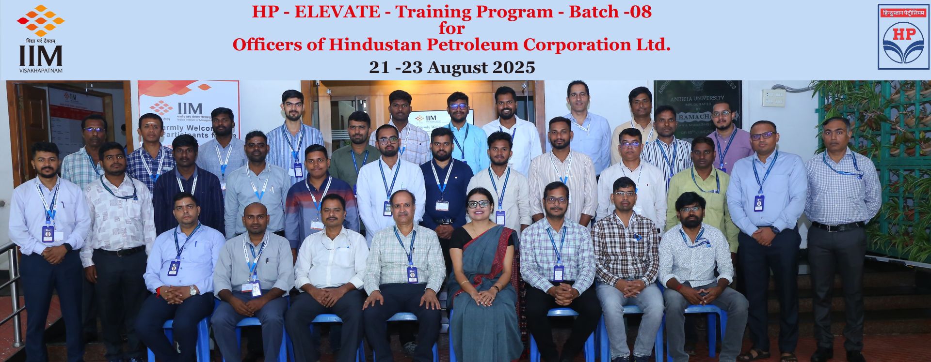 HP - Elevate - Training Program - Batch - 08 for Officers of Hindustan Petroleum Corporation Ltd.