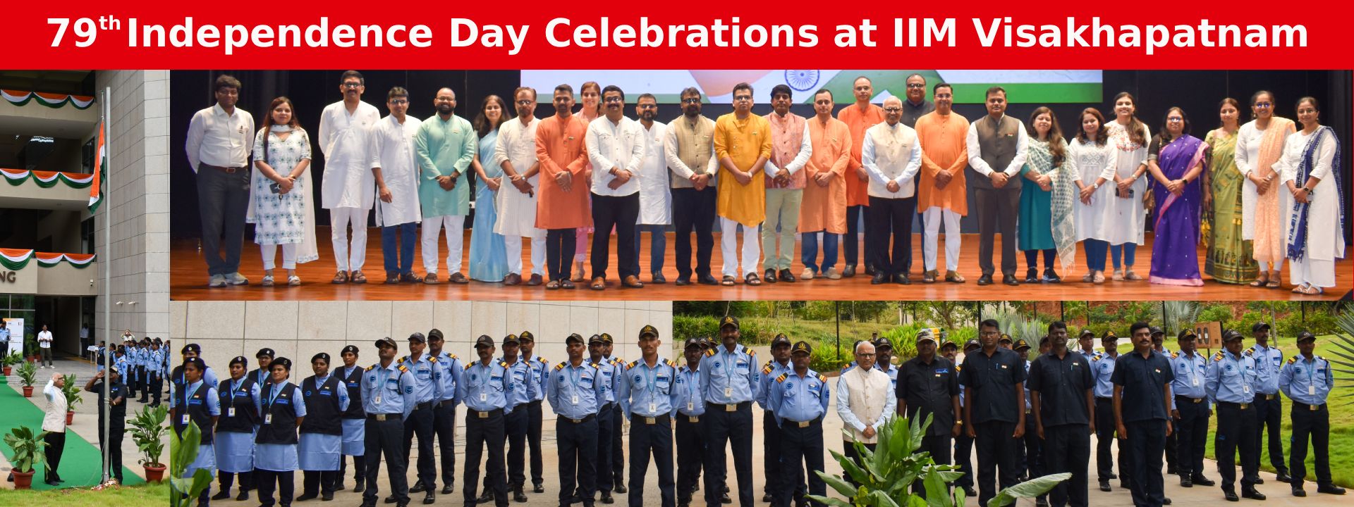 79th Independence Day Celebrations at IIM Visakhapatnam