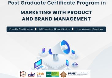 Post Graduate Certificate Program in Marketing with Product and Brand Management