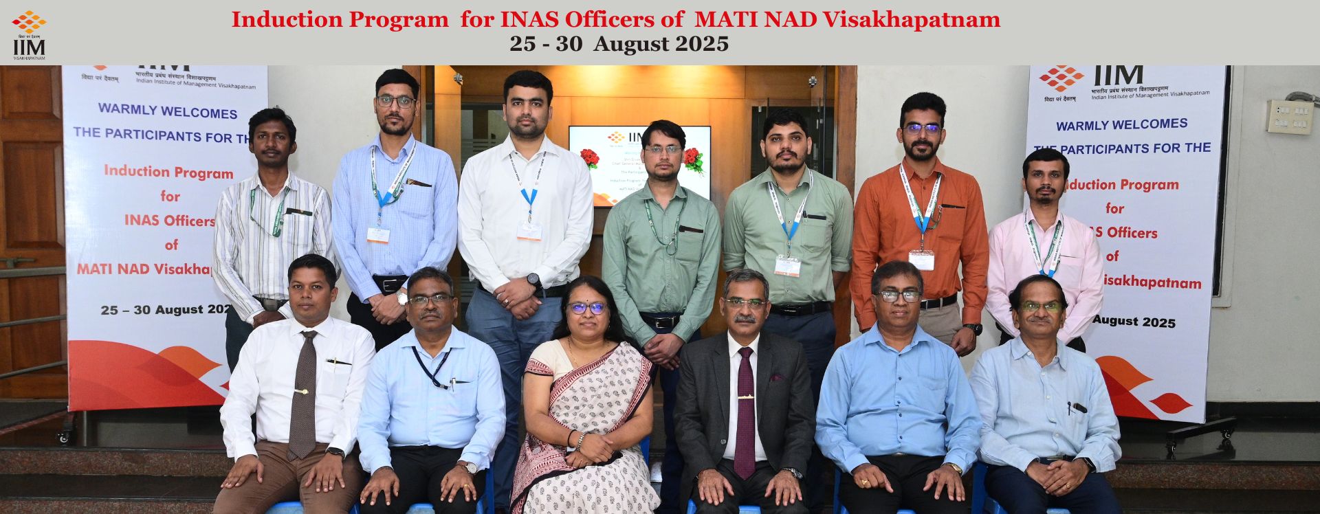 Induction Program for INAS Officers of MATI NAD Visakhapatnam