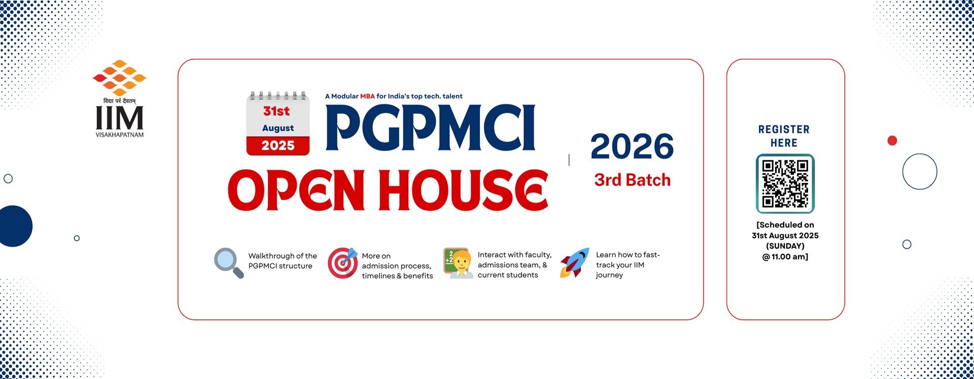 IIMV PGPMCI OPEN HOUSE Registration