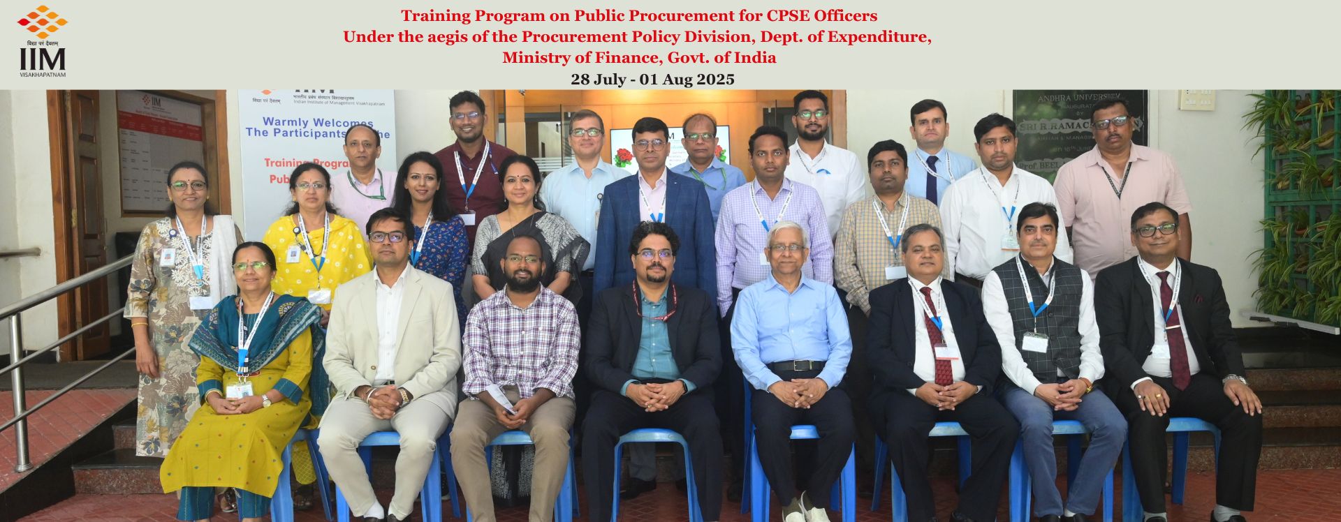 Training Program on Public Procurement for CPSE Officers Under the aegis of the Procurement Policy Division, Dept. of Expenditure, Ministry of Finance, Govt. of India