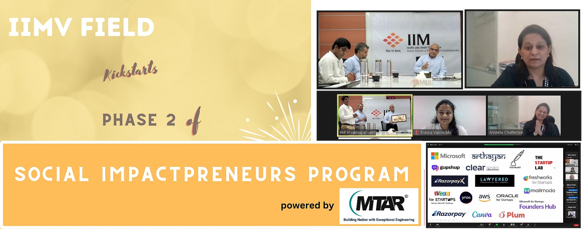 IIMV FIELD inaugurated its flagship Social Impactpreneurs Program